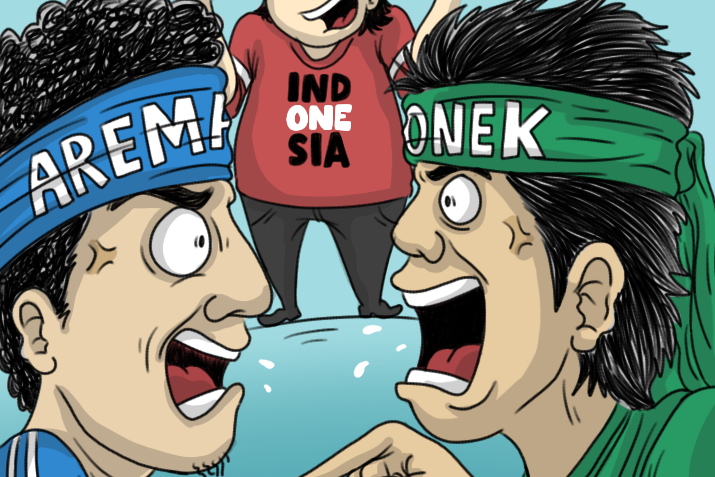 Begini Atmosfer Derby Jatim Arema FC vs Persebaya