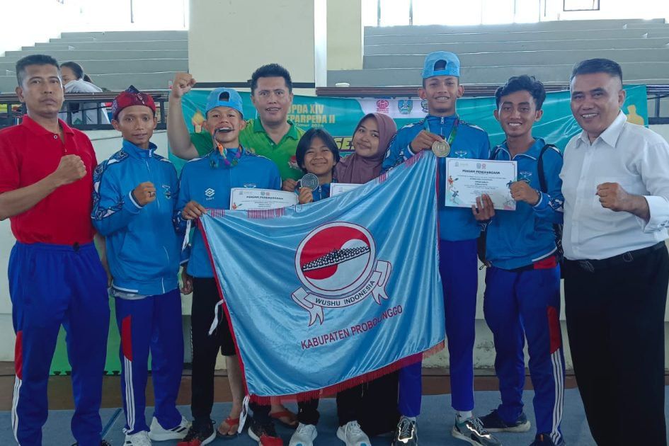 Tim Wushu Probolinggo Raih Tiga Medali di Popda Jatim XIV 2024