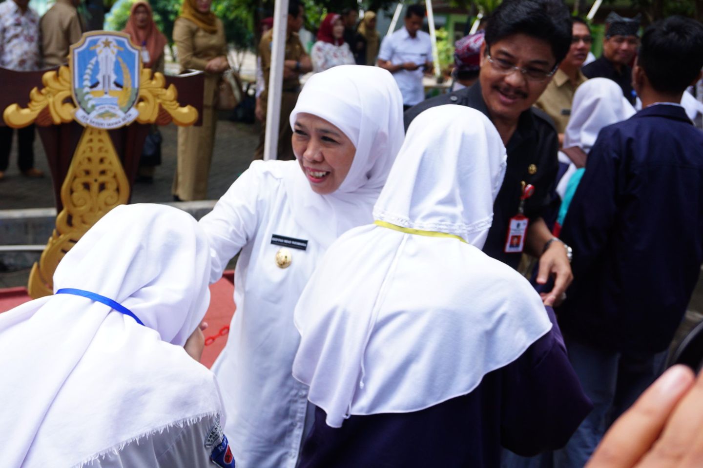 Khofifah Imbau Para Pejabat Puasa Selama UNBK Berlangsung