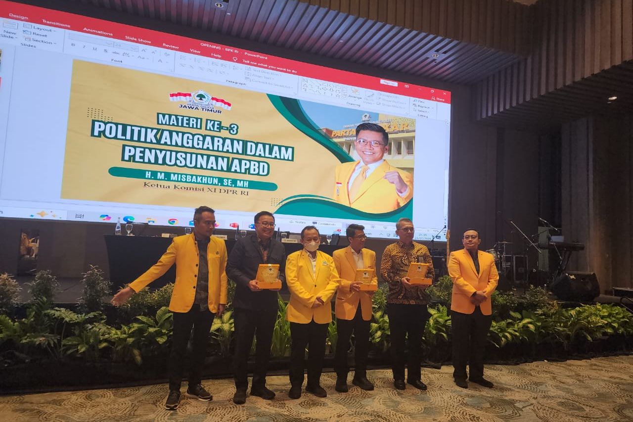 Dongkrak Ekonomi Daerah, Golkar Jatim Gelar Bimtek Upgrade Kualitas Anggota DPRD