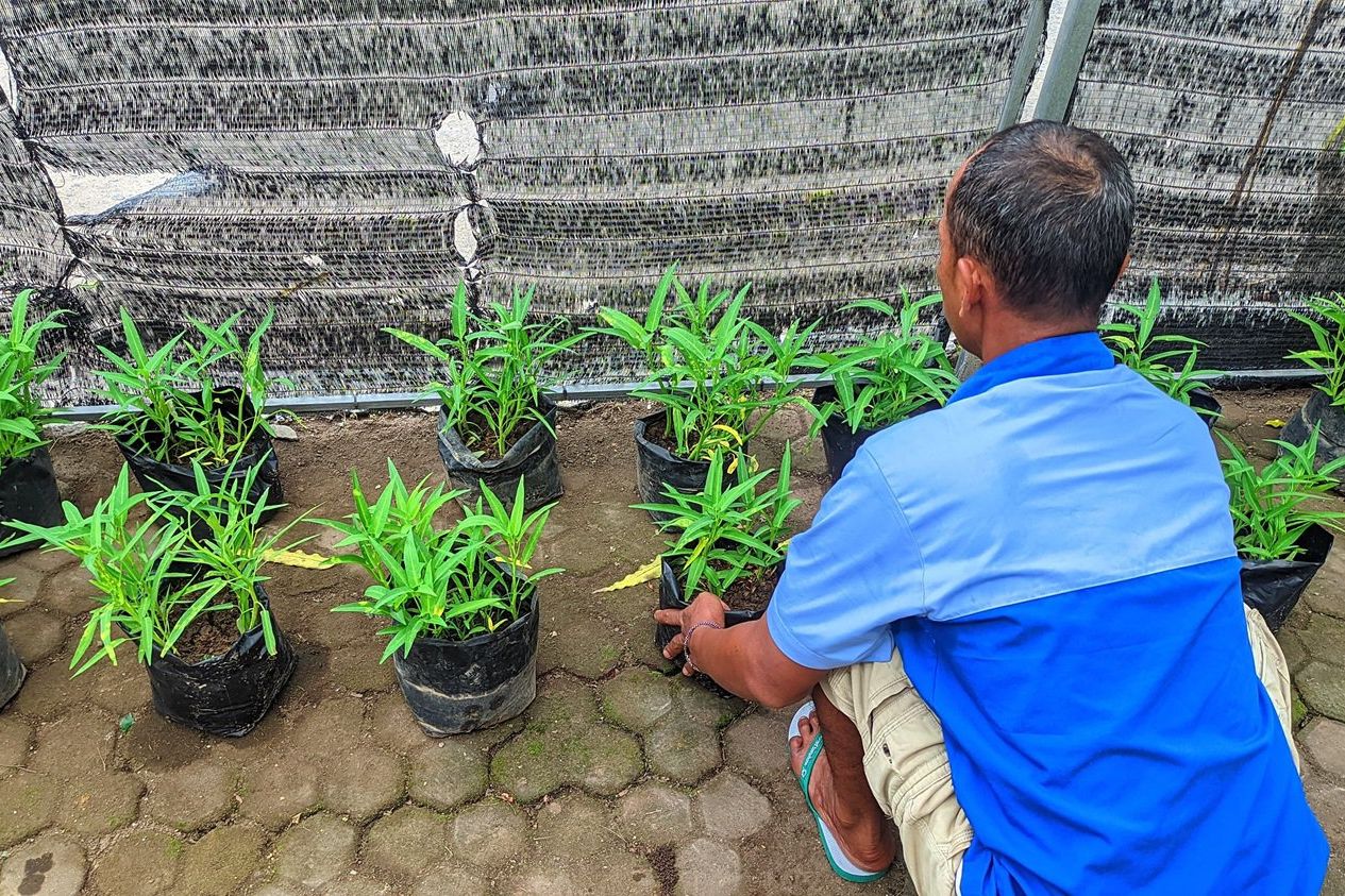 Realisasikan Ketahanan Pangan, Warga Binaan Lapas Mojokerto Diajak Tanam Sayur 