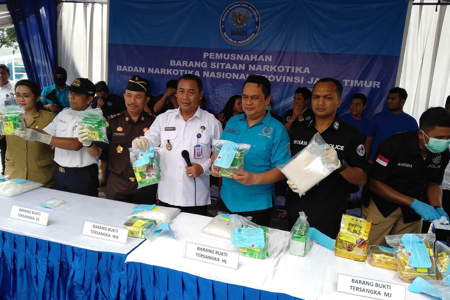 BNNP Jatim Selidiki Bungkus Teh Cina Jadi Kemasan Narkoba