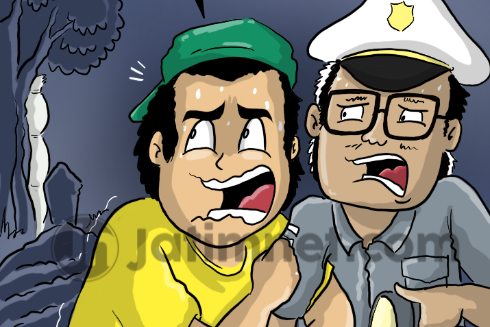 Teror Pocong Bikin Horor