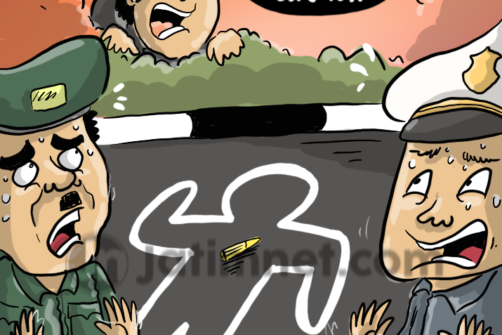 Tewas Ditembus Peluru Tak Bertuan?