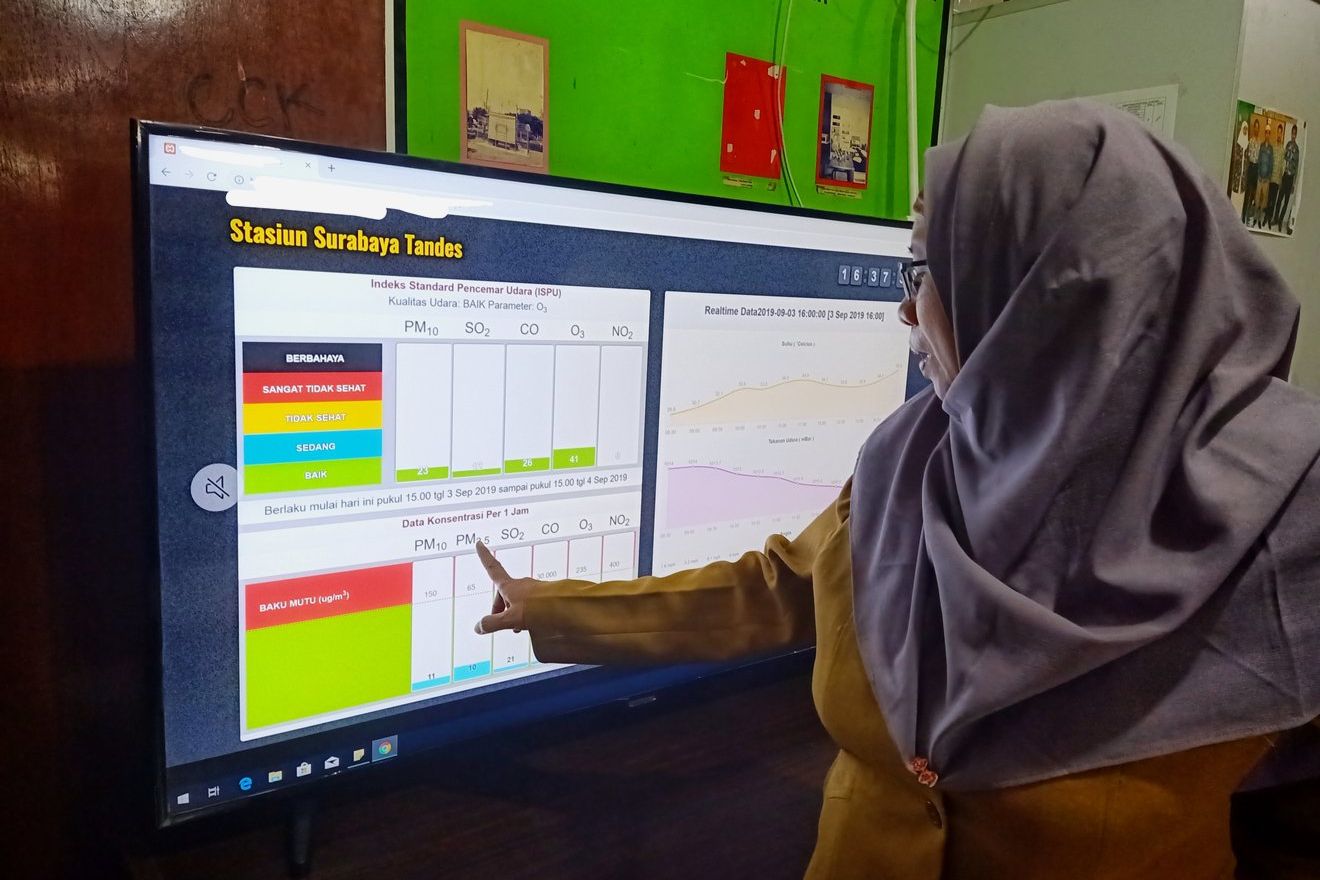 DLH Pasang Alat Pengukur Kualitas Udara di Tandes