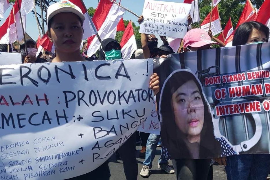 Tuntut Deportasi Veronica Koman, Konjen Australia di Surabaya Didemo