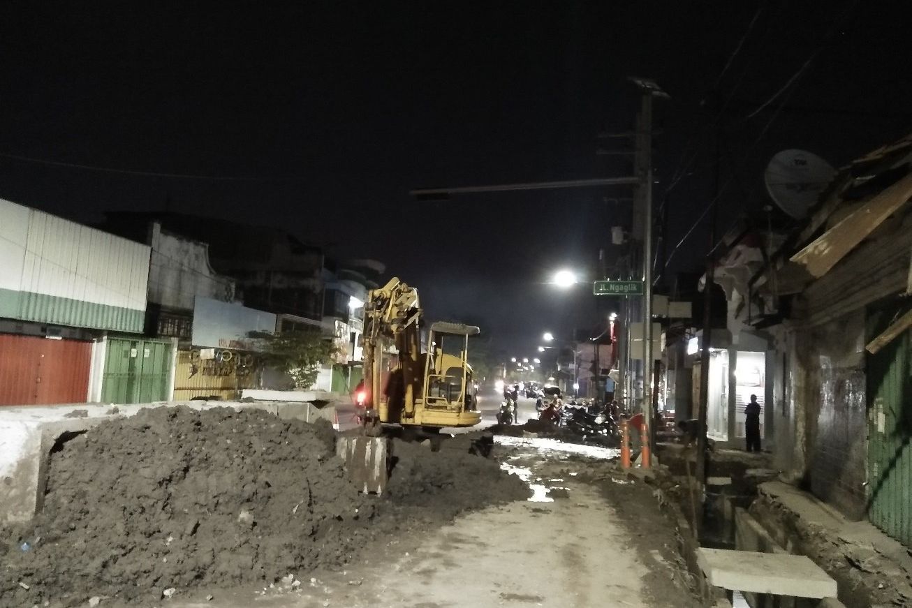 Perbaikan Saluran di Ngaglik Masuki Tahap Pemasangan Box Culvert