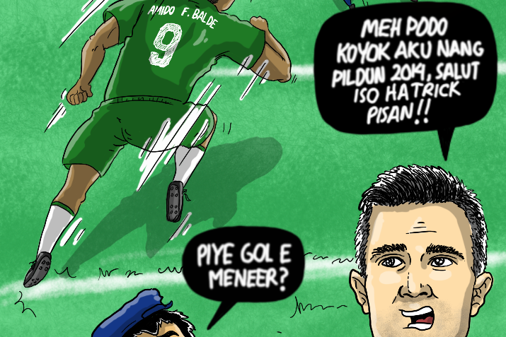 Balde Garang, Persebaya Menang