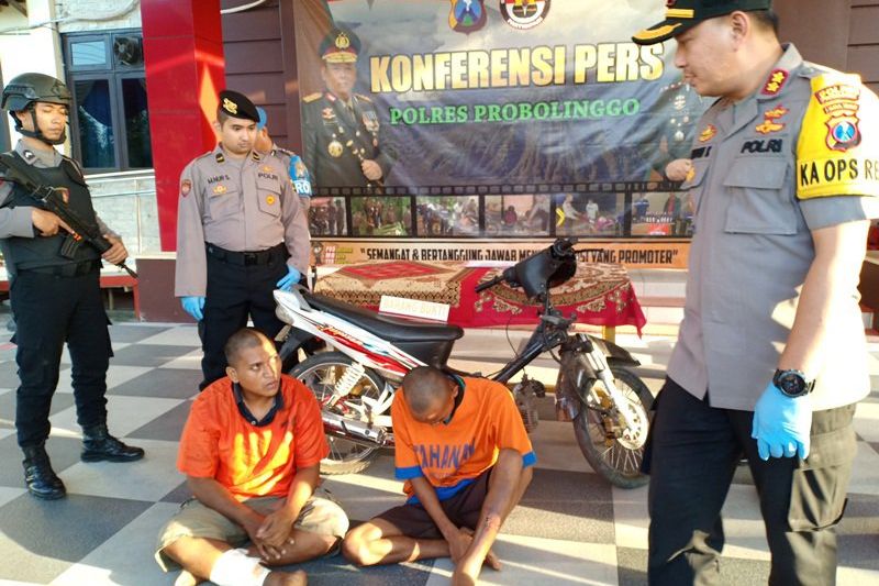 Buser Probolinggo Tembak Dua Spesialis Pencuri Motor