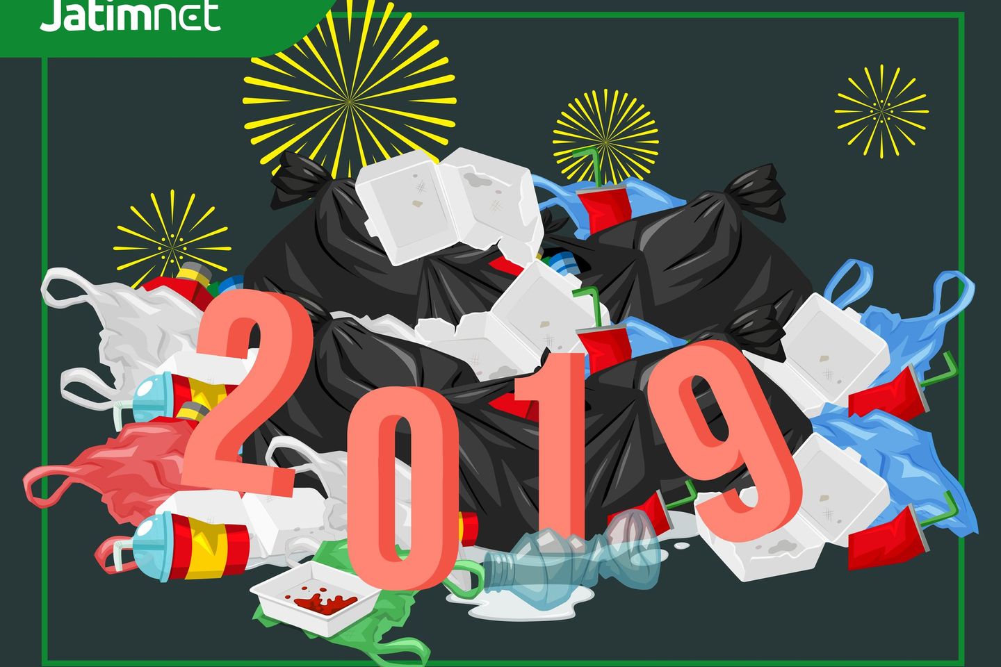 Sampah Semalam Pergantian Tahun Setara Sepanjang Libur Nataru KBS