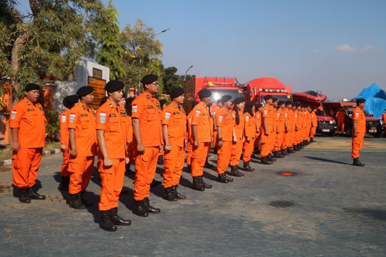 Siaga Lebaran, SAR Jawa Timur Apel Gelar Pasukan Serentak