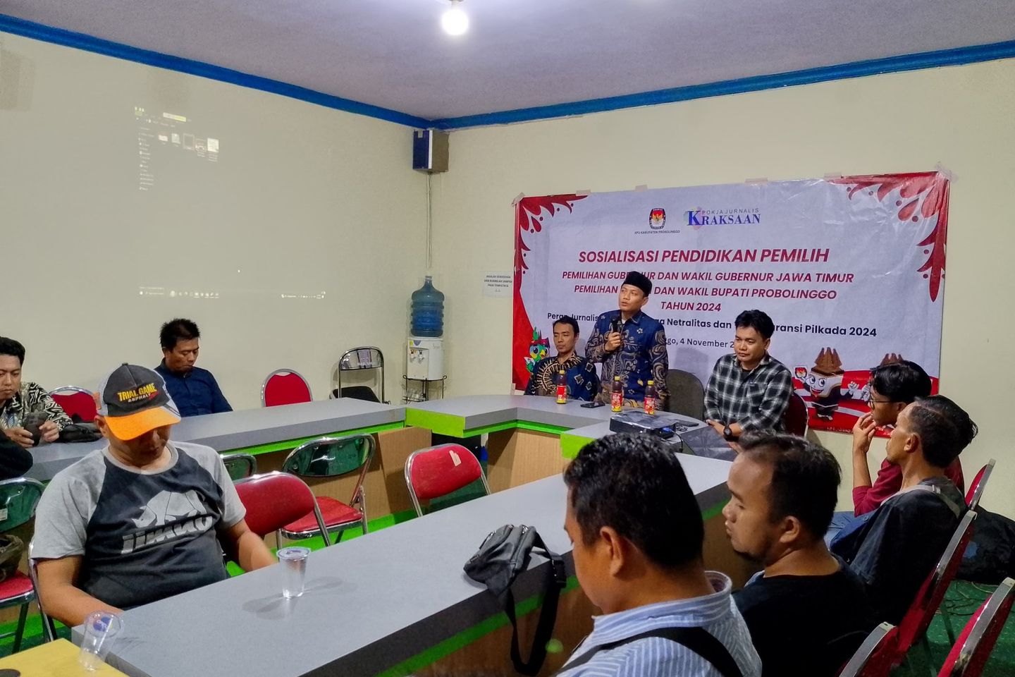 KPU Kabupaten Probolinggo Gandeng Jurnalis Sosialisasi Pendidikan Pemilih