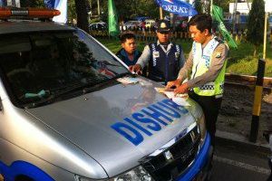 Tegur Pengendara Nakal, Dishub Surabaya Pasang Pelantang