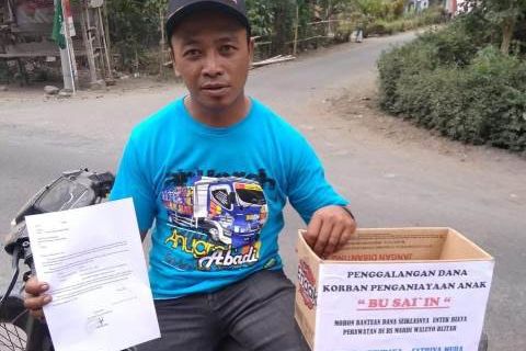 Warga Galang Dana untuk Biaya Perawatan Ibu Syaiín yang Dianiaya Anak Sendiri