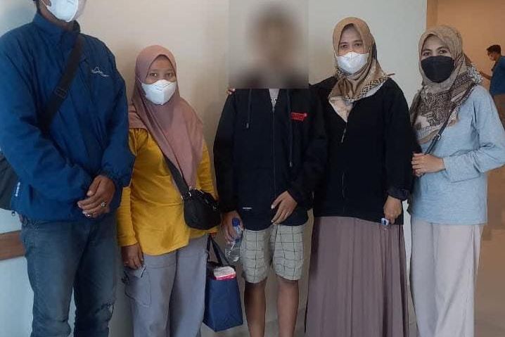 Siswa SMPN 7 Kota Mojokerto Korban Selamat di Pantai Drini Pulang ke Mojokerto