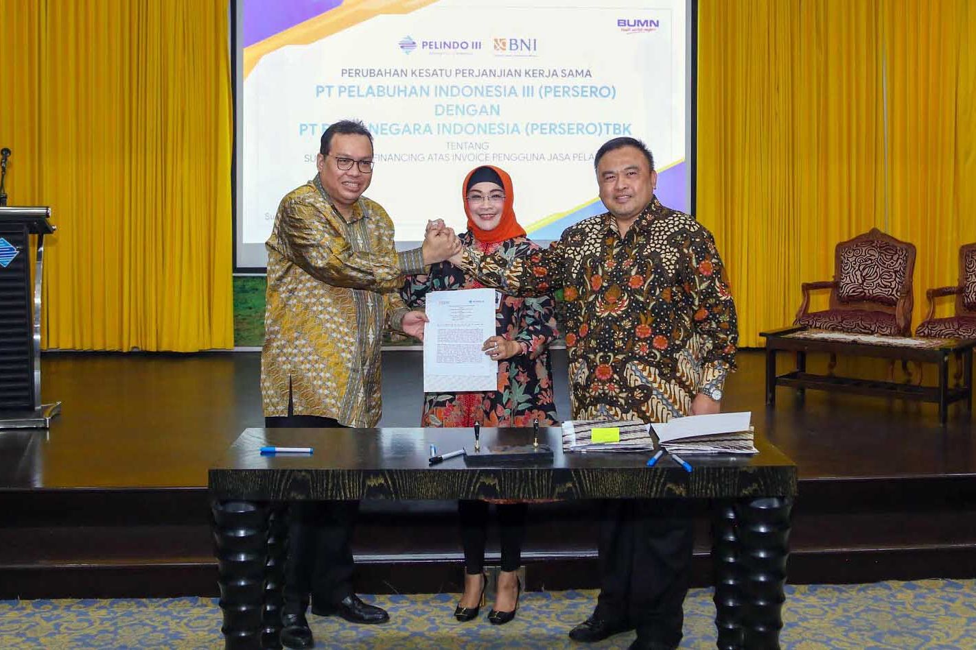 Pelindo III Gandeng BNI untuk Mudahkan Jasa Bongkar Muat