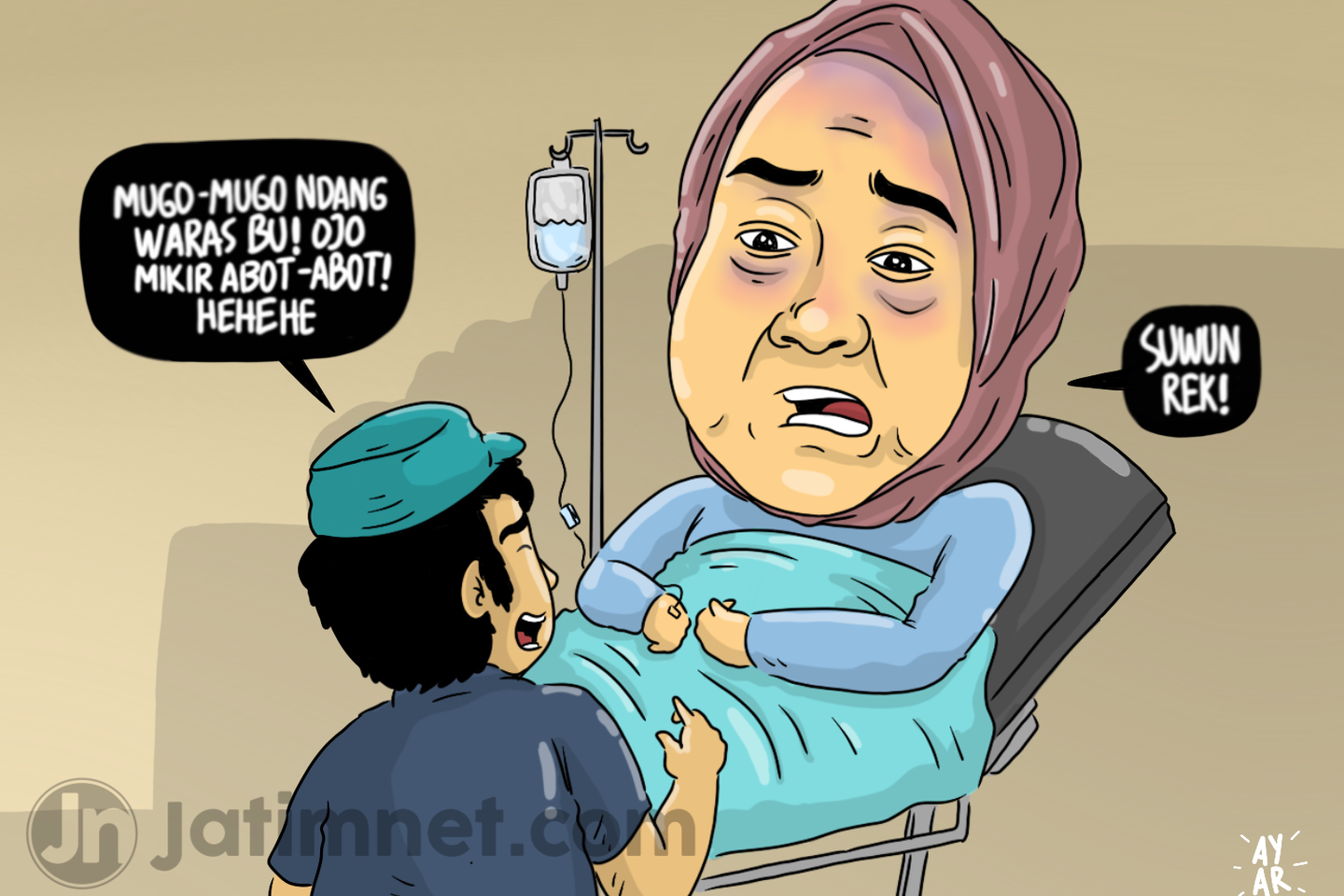 Khofifah Jenguk Risma, Keduanya Bahas Kekeringan di Jatim