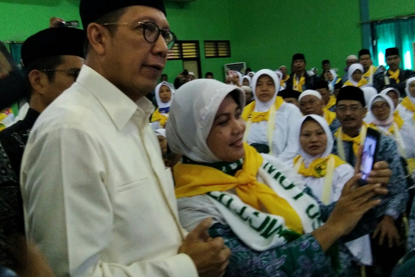 Pesan Menteri Agama Kepada Calon Haji Kloter Pertama di Surabaya