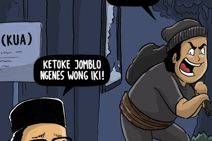Curi Buku Nikah di KUA