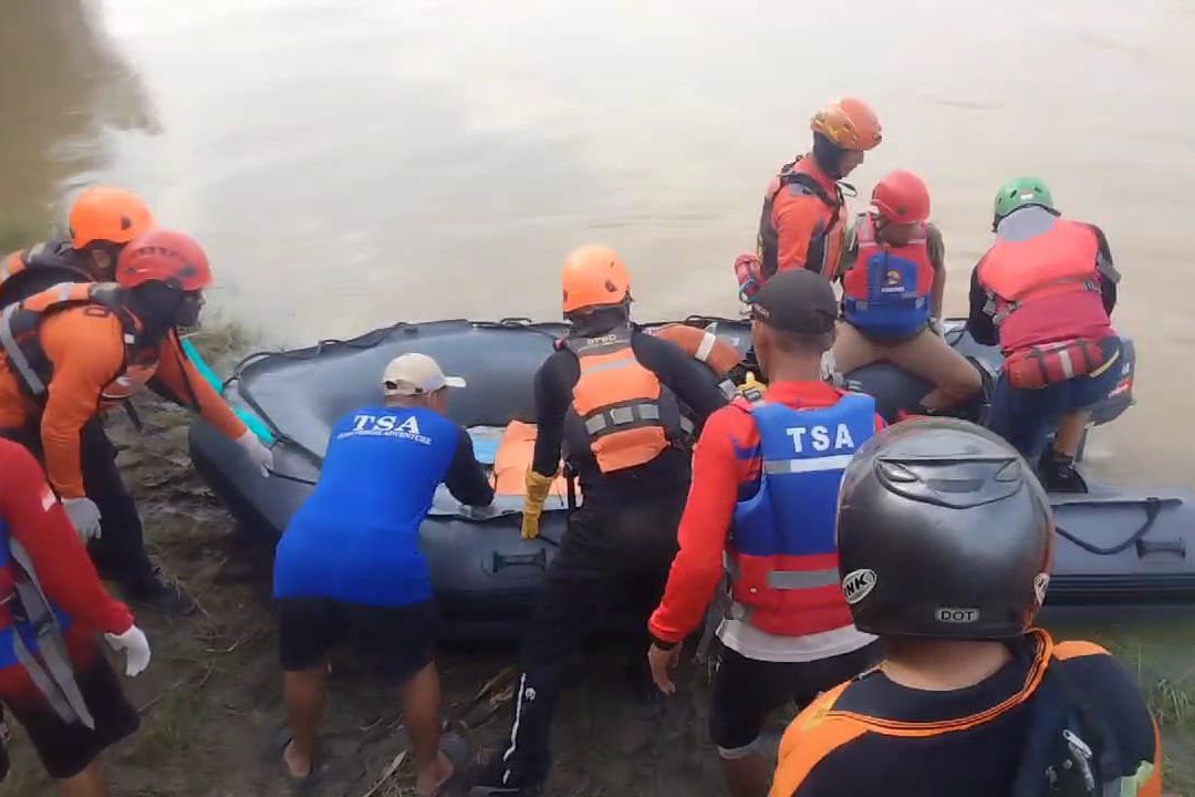 Korban Tenggelam di Sungai Brantas Mojokerto Ditemukan, Begini Kondisinya