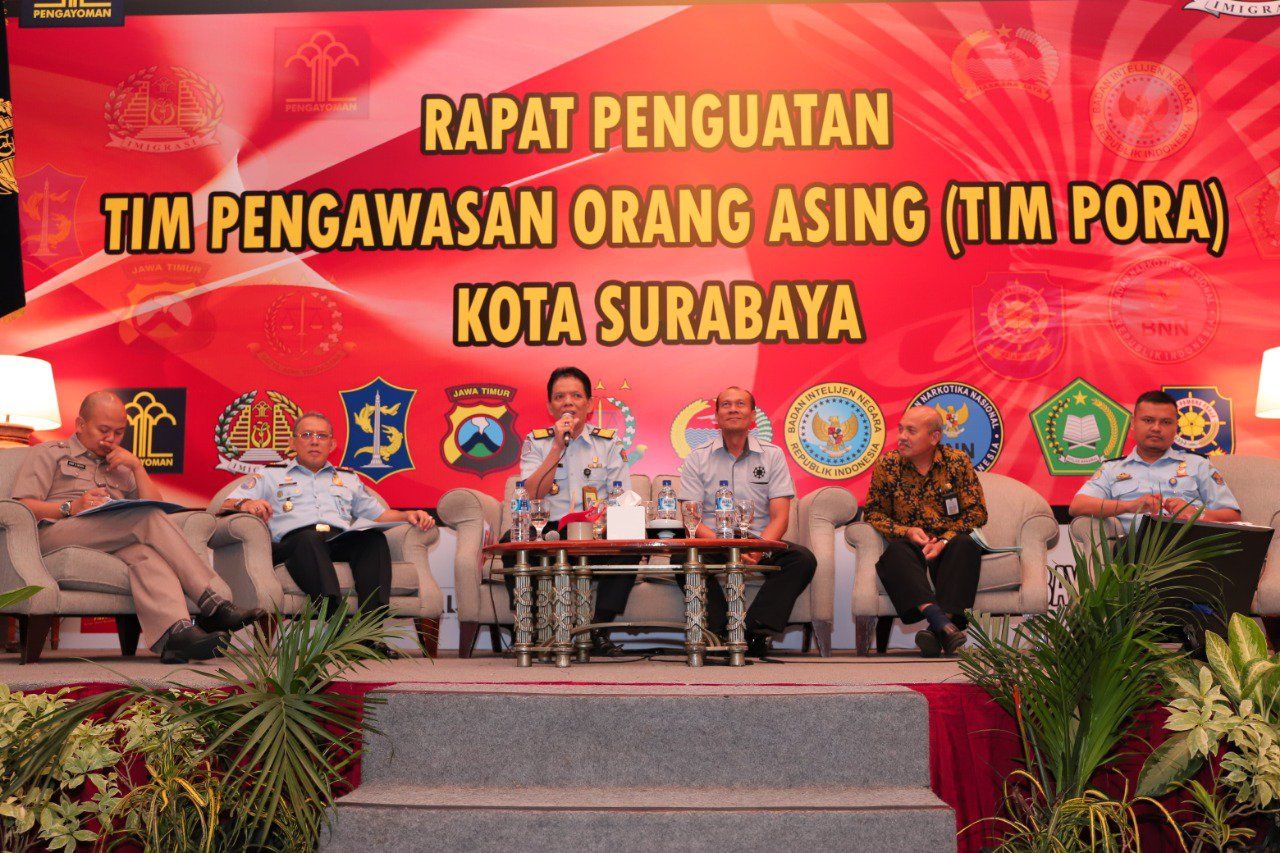 Kanim Surabaya Amankan 62 WNA Sepanjang 2018