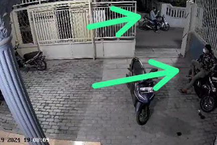 Ditinggal Pacaran di Kamar Kos, Motor Hilang Diembat