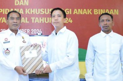 12 Narapidana Anak Binaan Lapas Lamongan Dapat Remisi Khusus Natal 2024