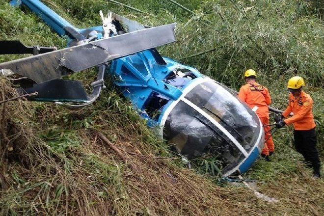 Helikopter Jatuh di Tasikmalaya, 4 Penumpang Selamat