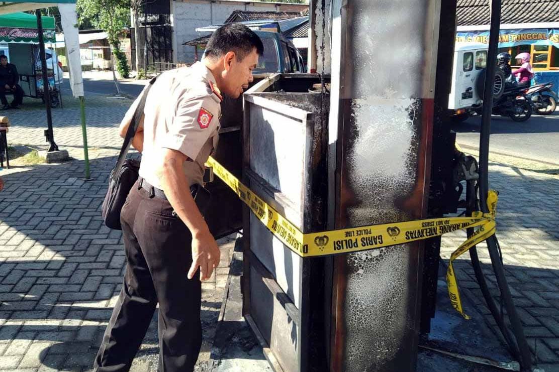 SPBU Mini di Ponorogo Terbakar, Pemilik Terluka
