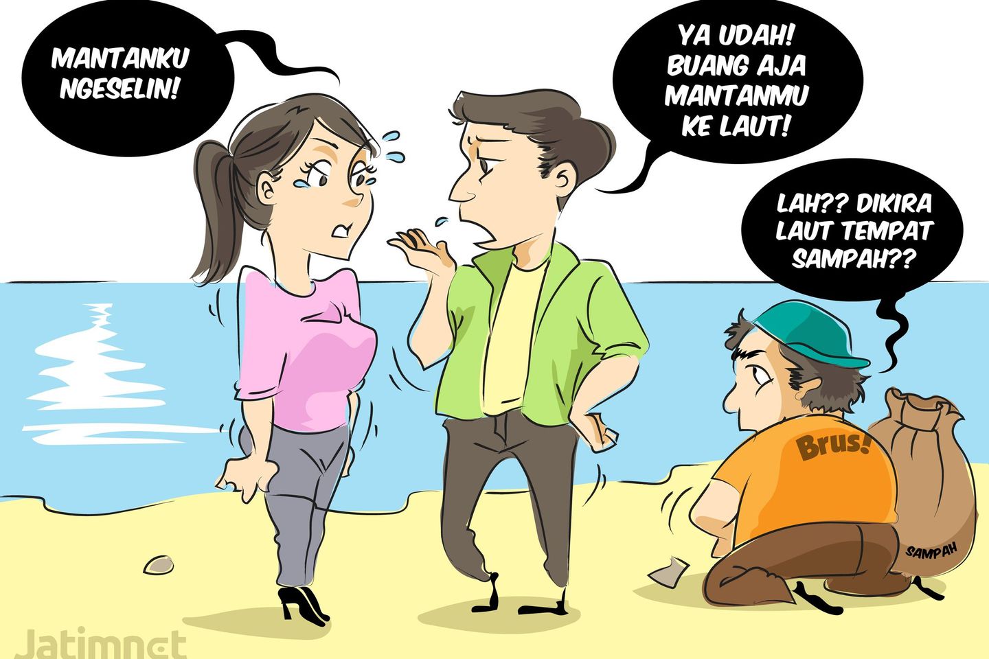 Setop Buang Sampah ke Laut, Ini Bahayanya