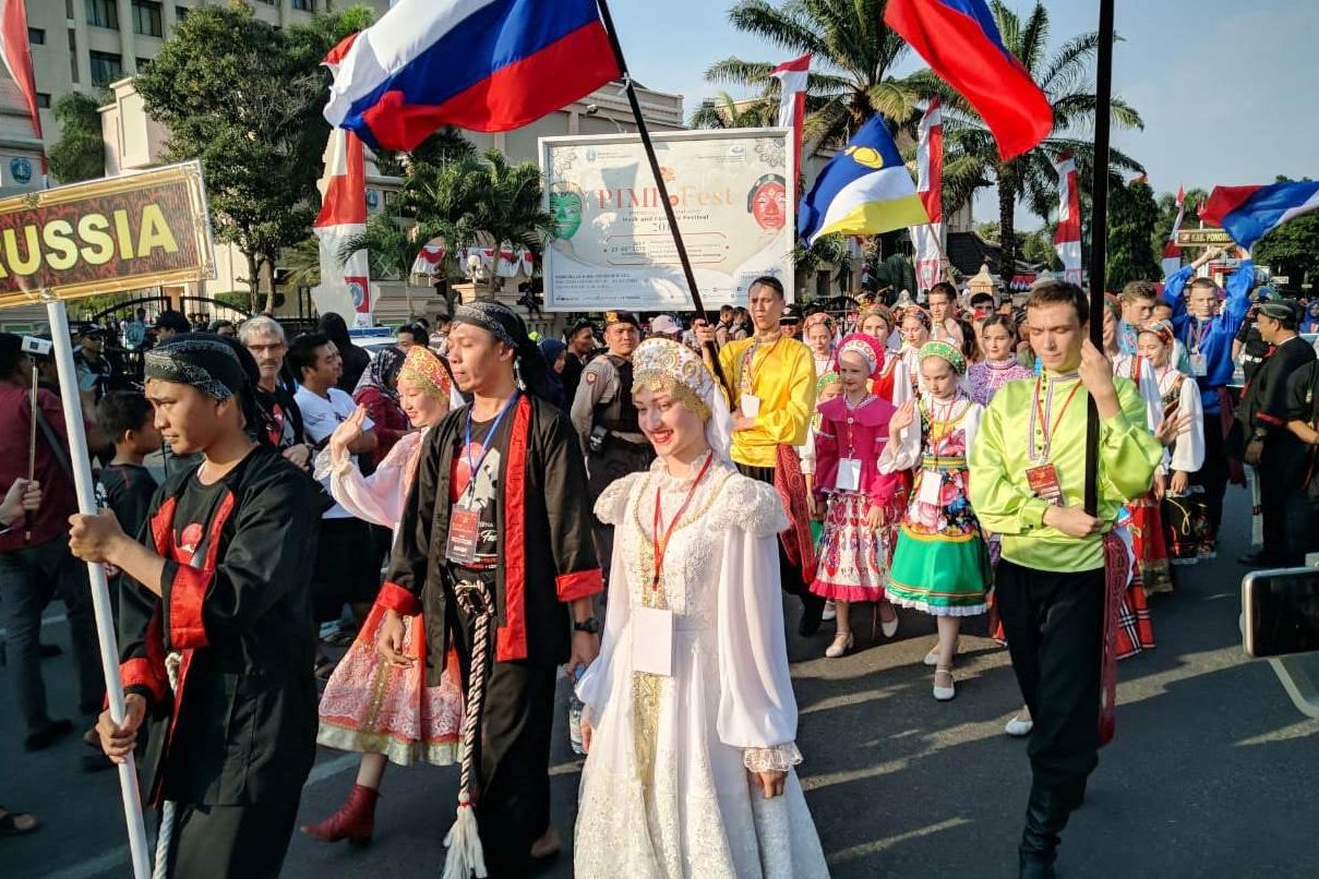 Tujuh Negara Ikuti Festival Topeng dan Kesenian Rakyat di Ponorogo