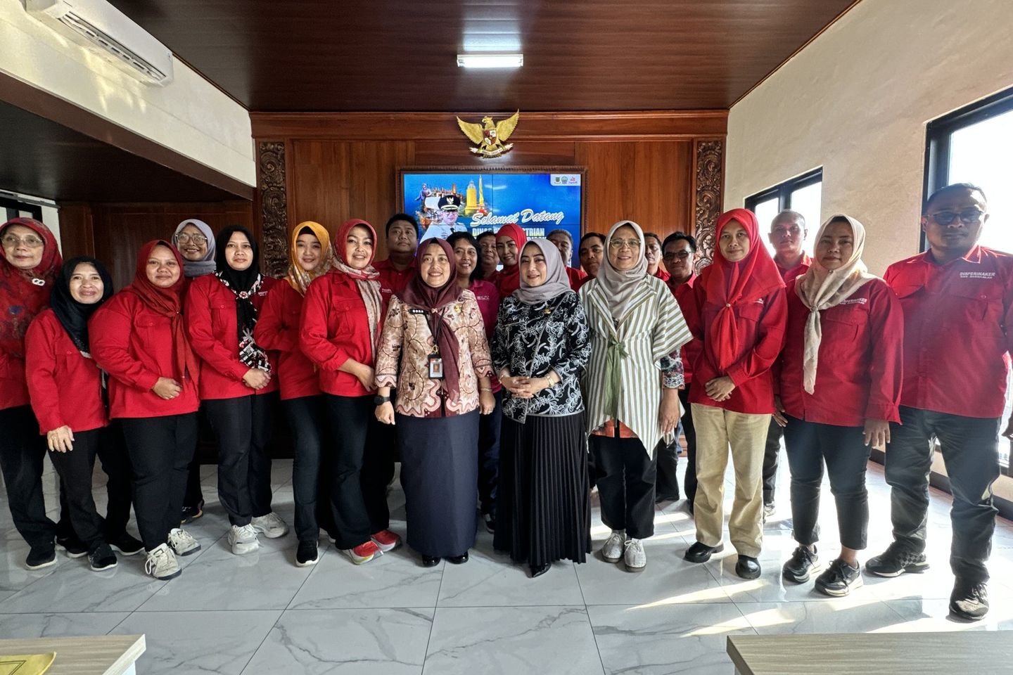 Sentra IKM Kota Mojokerto Kedatangan Tamu Studi Banding dari Bangkalan