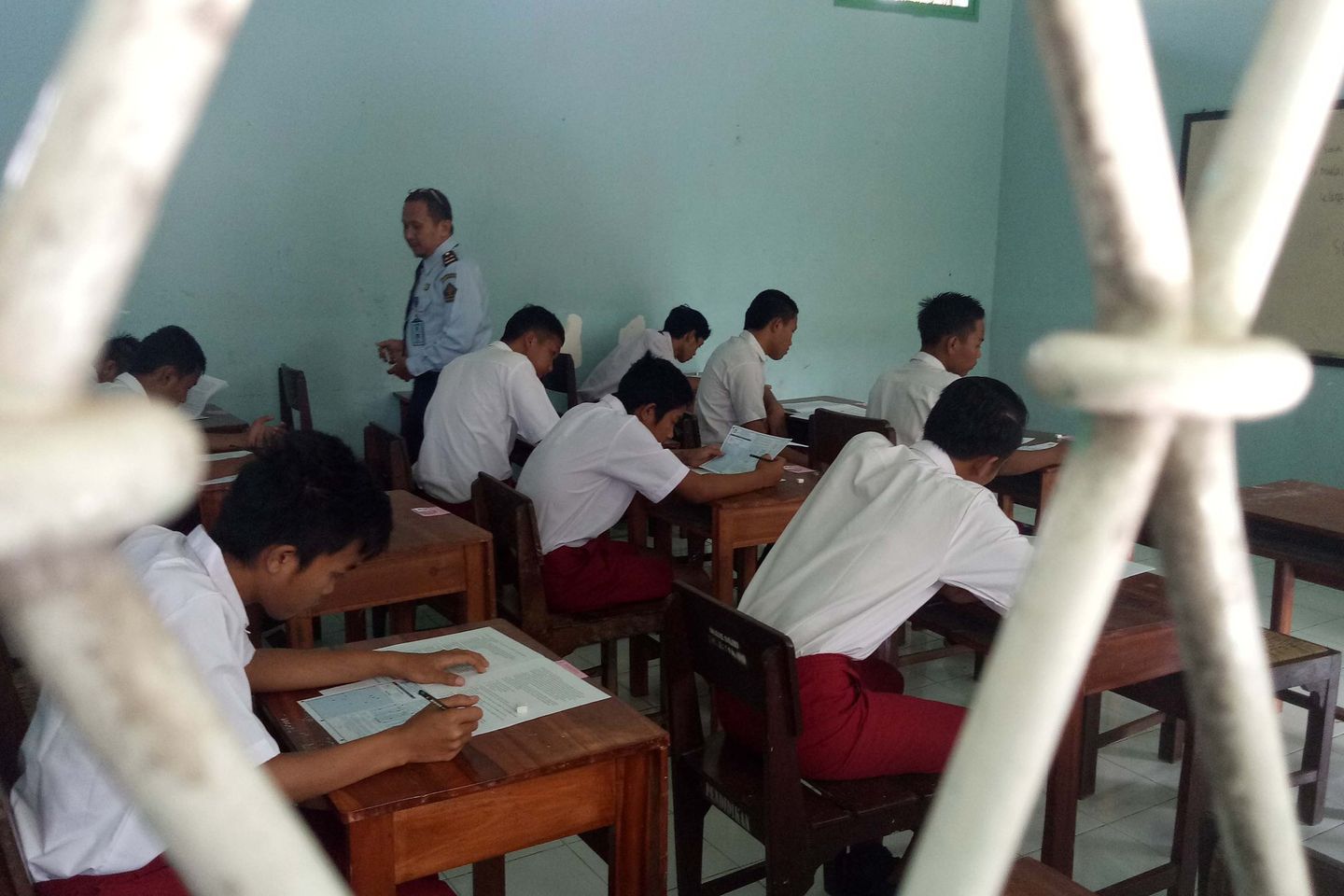 Enam Belas Anak Ikut USBN SD di LPKA Blitar