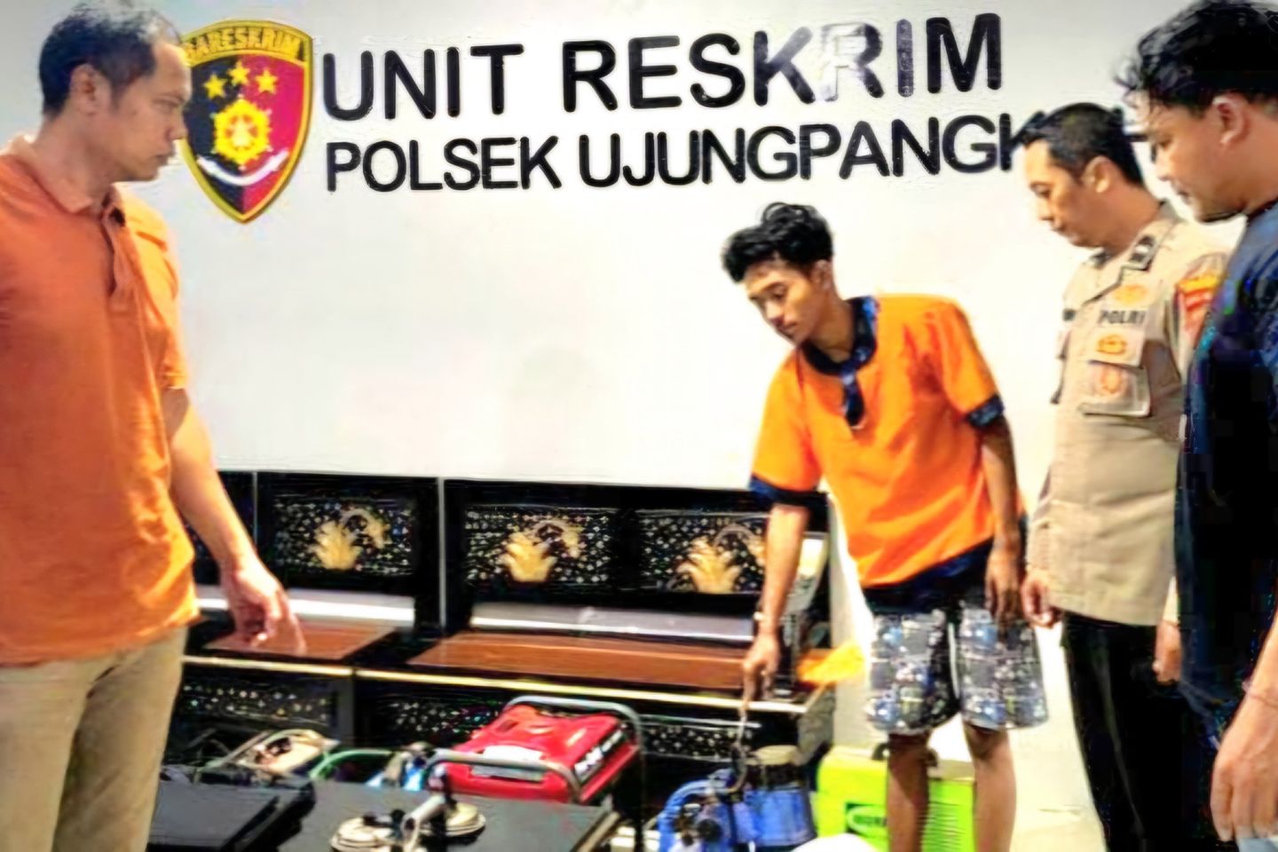 Pemuda di Gresik Curi Peralatan di Bengkel Konstruksi Senilai Rp25 Juta