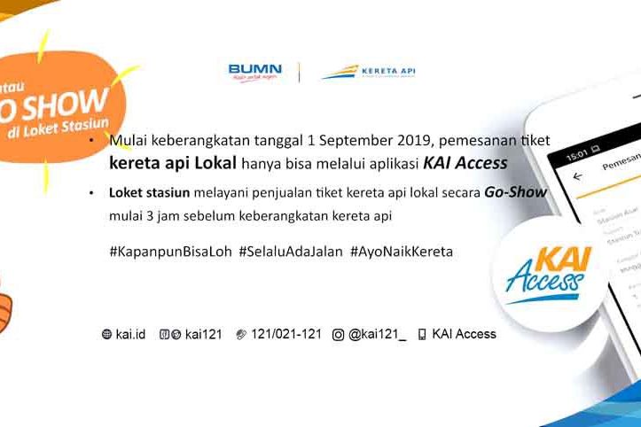 Tiket Kereta Lokal Hanya Bisa Dipesan Lewat KAI <em>Access</em>
