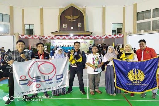 Robotnya Bisa Menari Jaipong, Unesa Raih Juara II