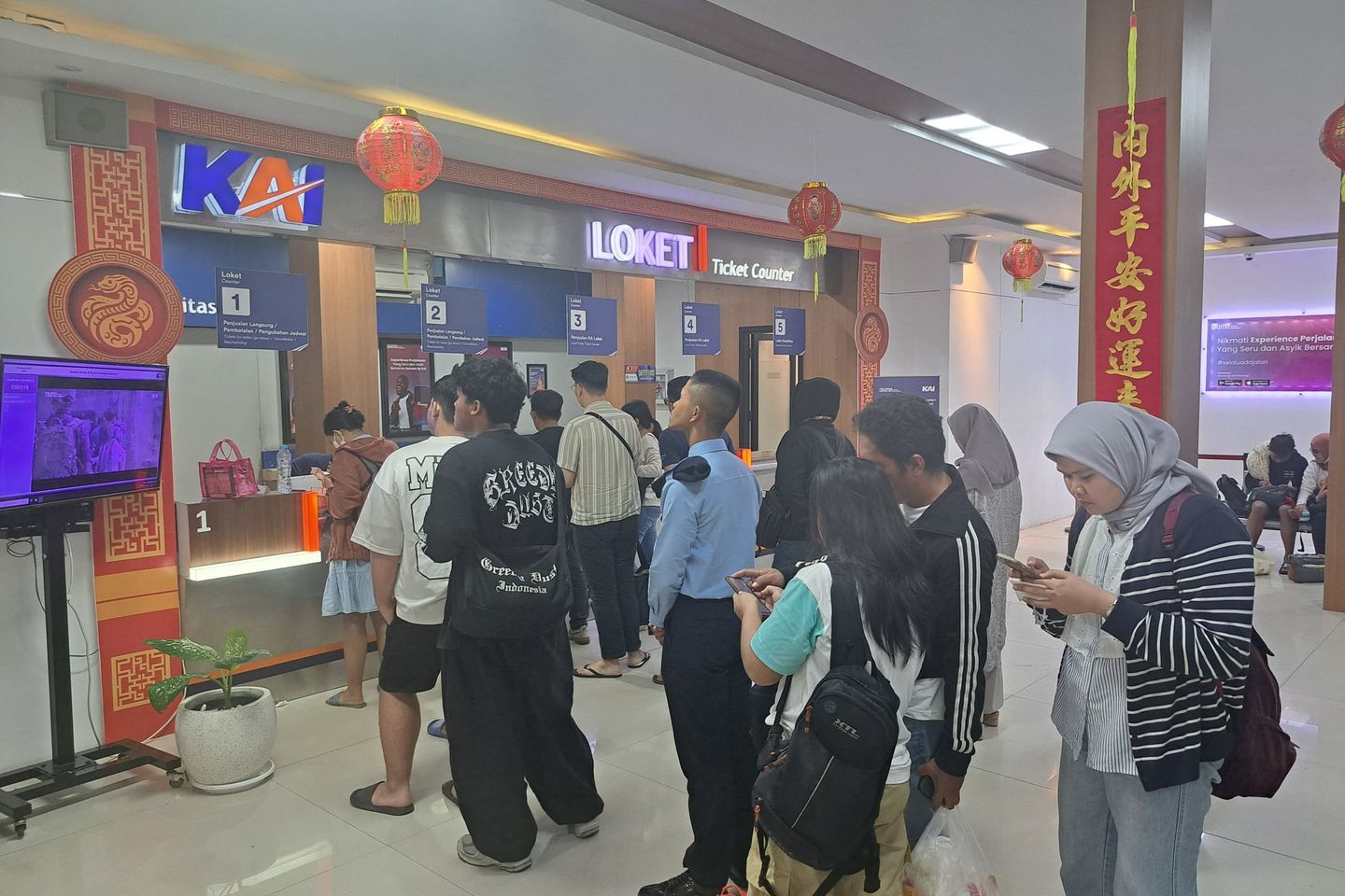 Libur Isra Mikraj dan Imlek, Penumpang KA di Stasiun Mojokerto Capai 6 Ribu Lebih