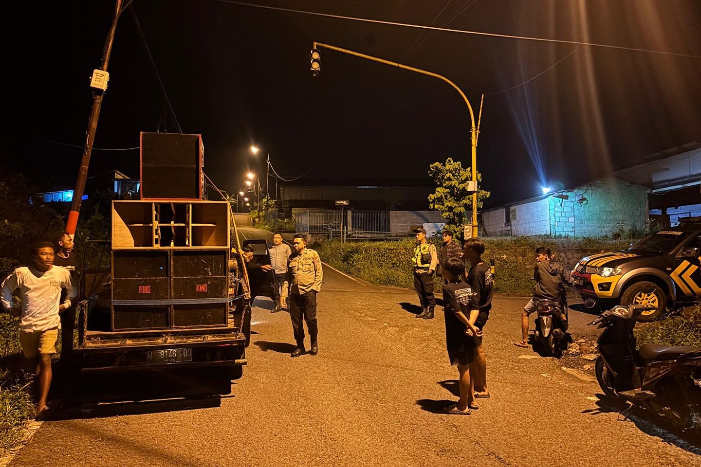 Ganggu Masyarakat saat Sahur, Polres Mojokerto Amankan Empat Kendaraan Sound Horeg 