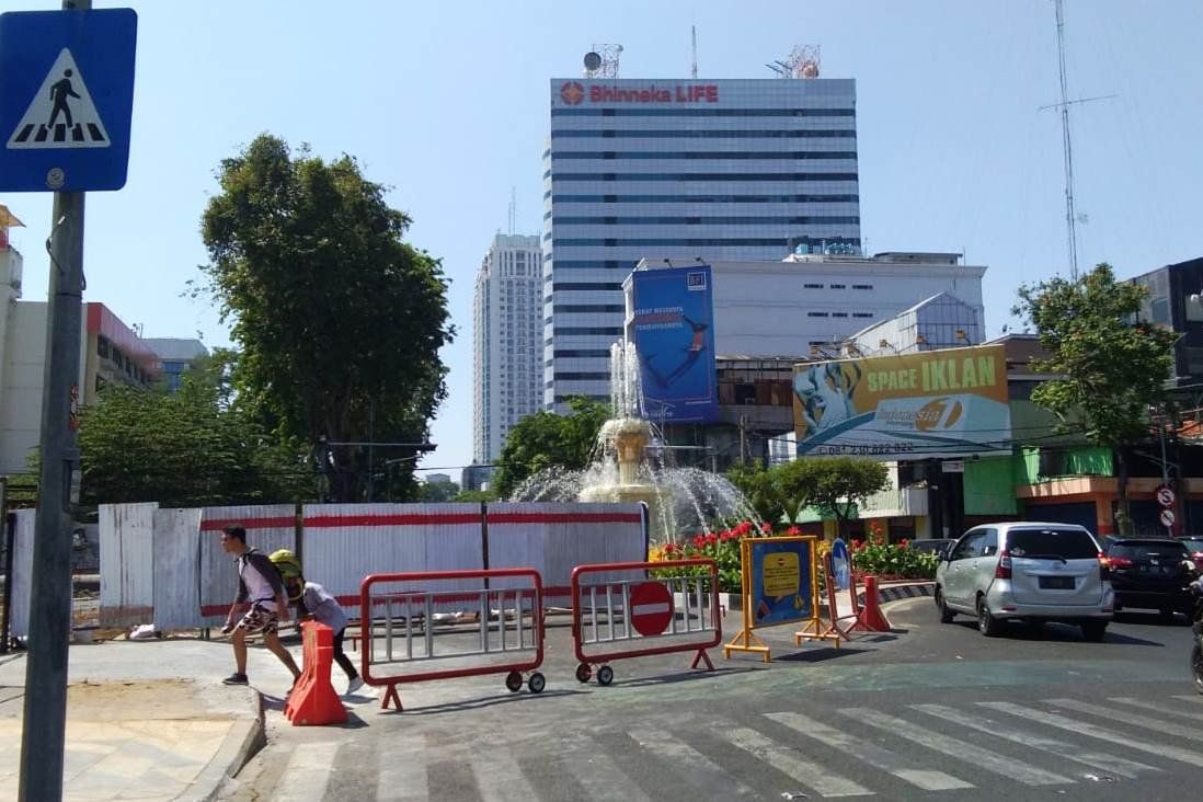 Pembangunan Alun-Alun Suroboyo, PDAM Minta Warga Tampung Air Dua Hari