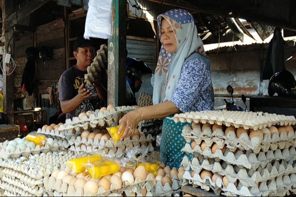 Harga Telur Broiler di Pasar Tradisional Blitar Mulai Naik