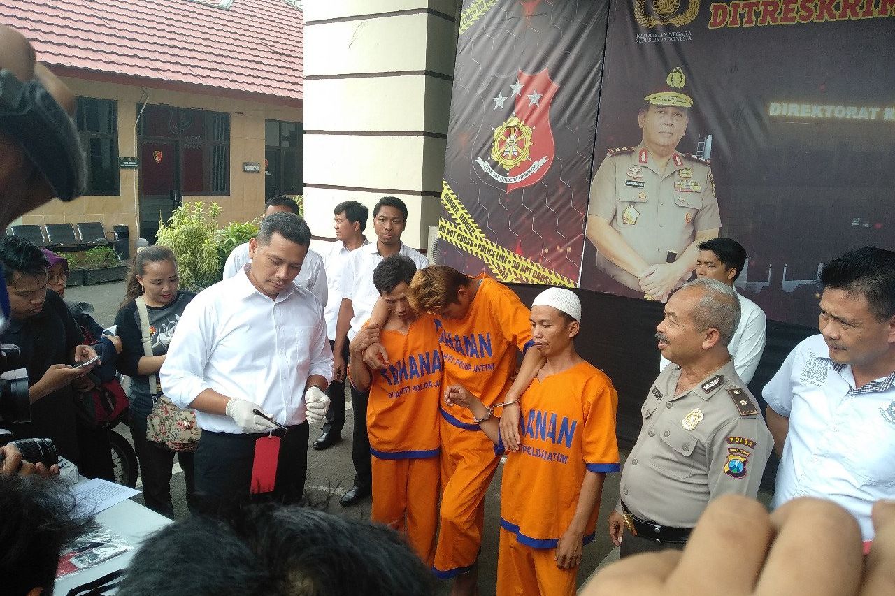 Pencuri Spesialis Motor Petani Dibekuk Polda Jatim