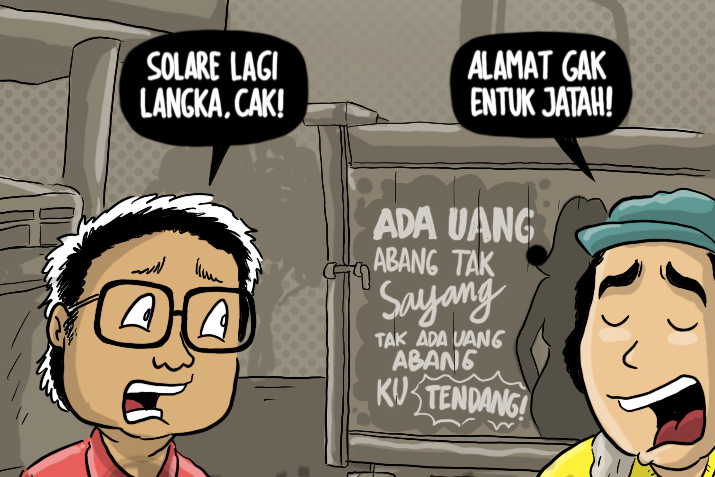 Langkanya Solar di Mojokerto