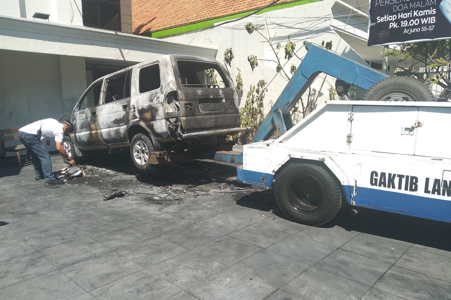 Kerusakan Kunci Kontak Penyebab Kebakaran Mobil Operasional Gereja
