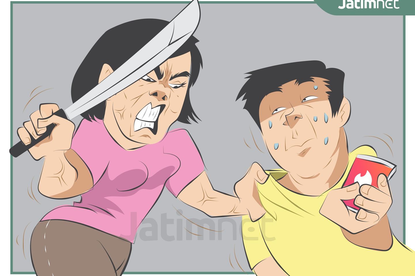 Pasang Tinder di <em>Handphone</em>, Lelaki Ini Nyaris Terbunuh