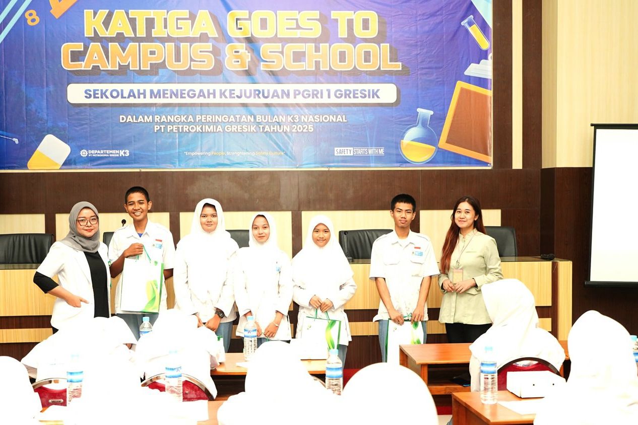 K3 Goes to School, Petrokimia Gresik Sosialisasi Cegah Kanker ke Pelajar