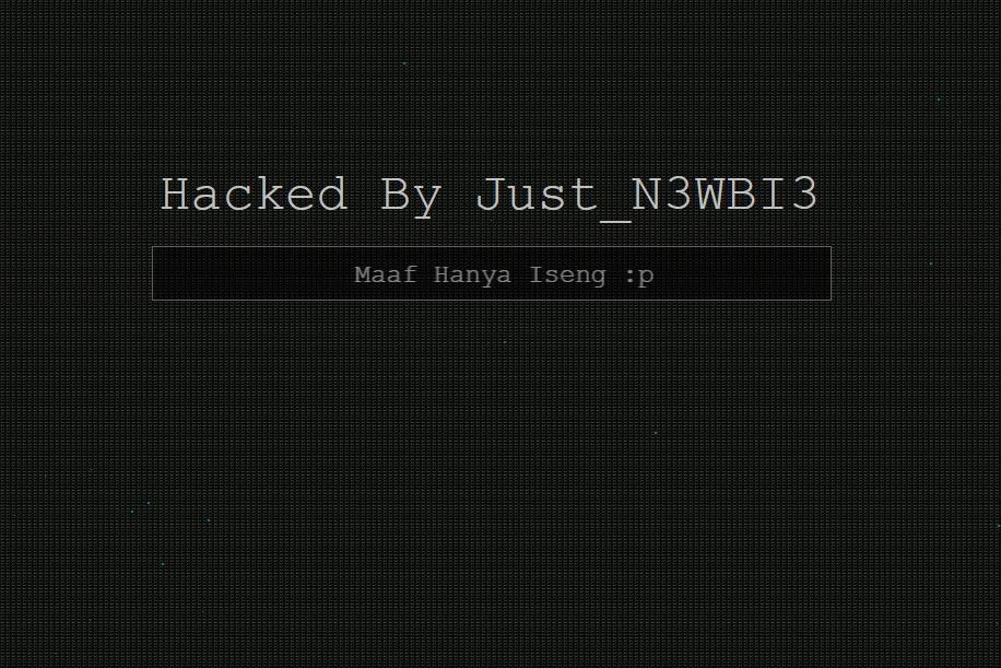 Laman OPD Milik Pemprov Jatim Diretas <em>Just_N3WBI3</em>