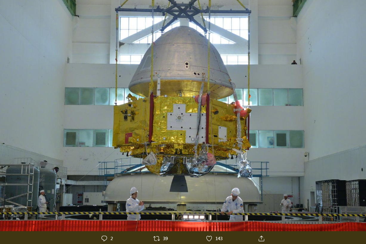 Bocoran Pesawat Penjelajah Mars milik Cina Beredar di Internet