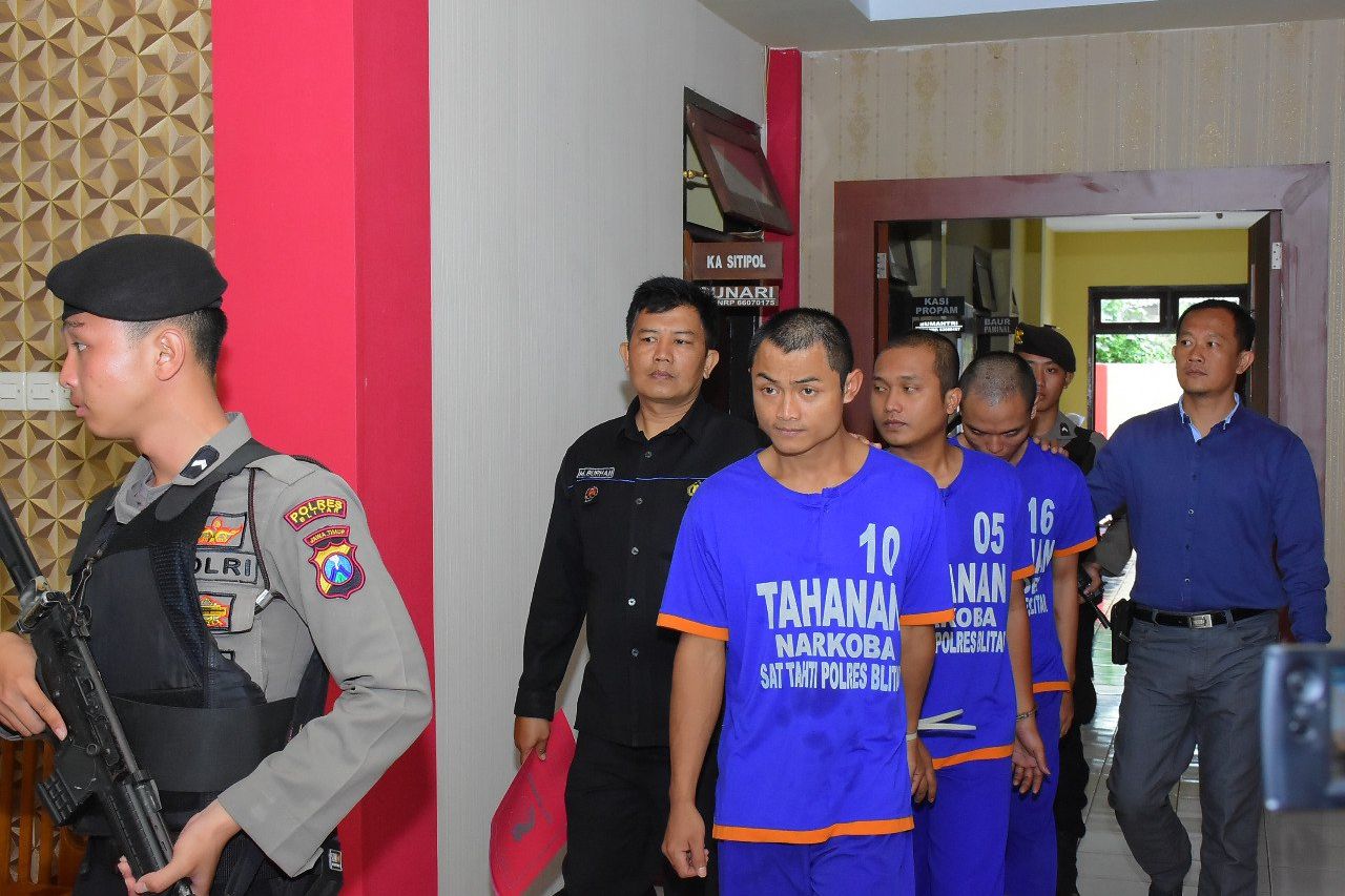 Pengedar Narkoba Blitar Manfaatkan Pelajar Sebagai Kurir