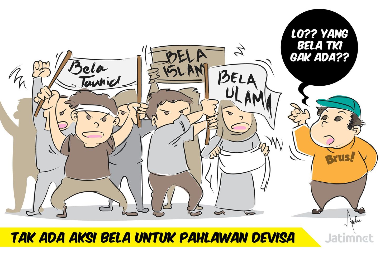 Banyak Bela Tapi Tak Ada Untuk Tuti