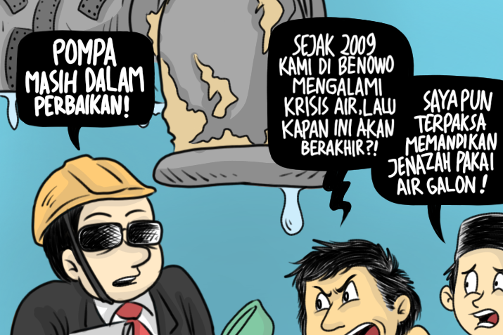 Air Krisis Warga Meringis